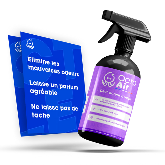 Octoair - destructeur d’odeurs efficace | elimine fumee, animaux et humidite