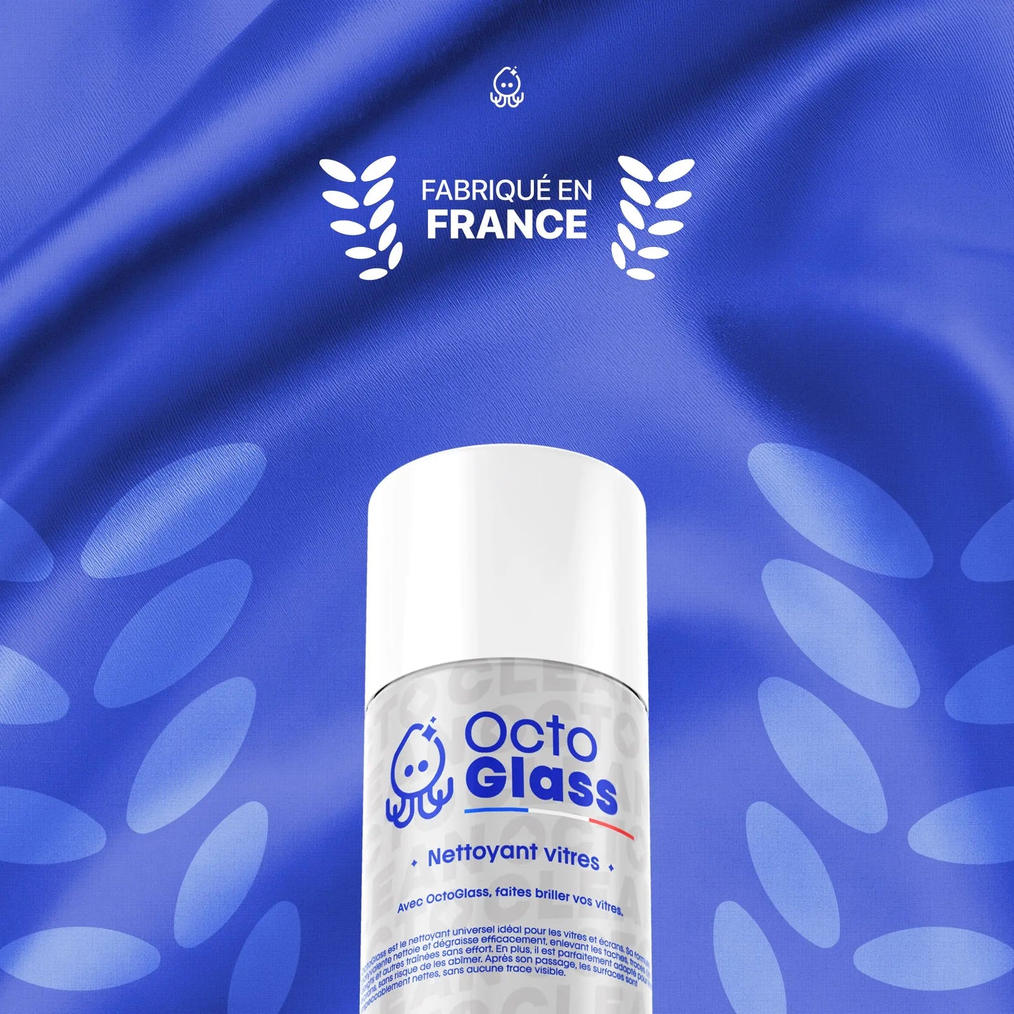 OctoGlass - Nettoyant Vitres et Écrans | Brillance Sans Traces, Mousse Active