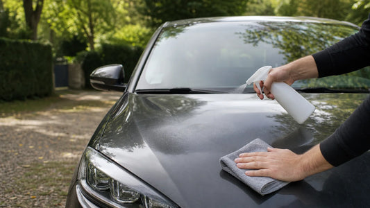 Nettoyage sans eau d’une carrosserie dans un cadre résidentiel des Yvelines
