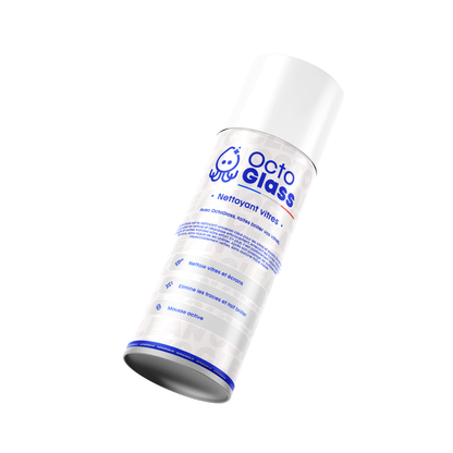 OctoGlass - Nettoyant Vitres et Ecrans | Brillance Sans Traces, Mousse Active