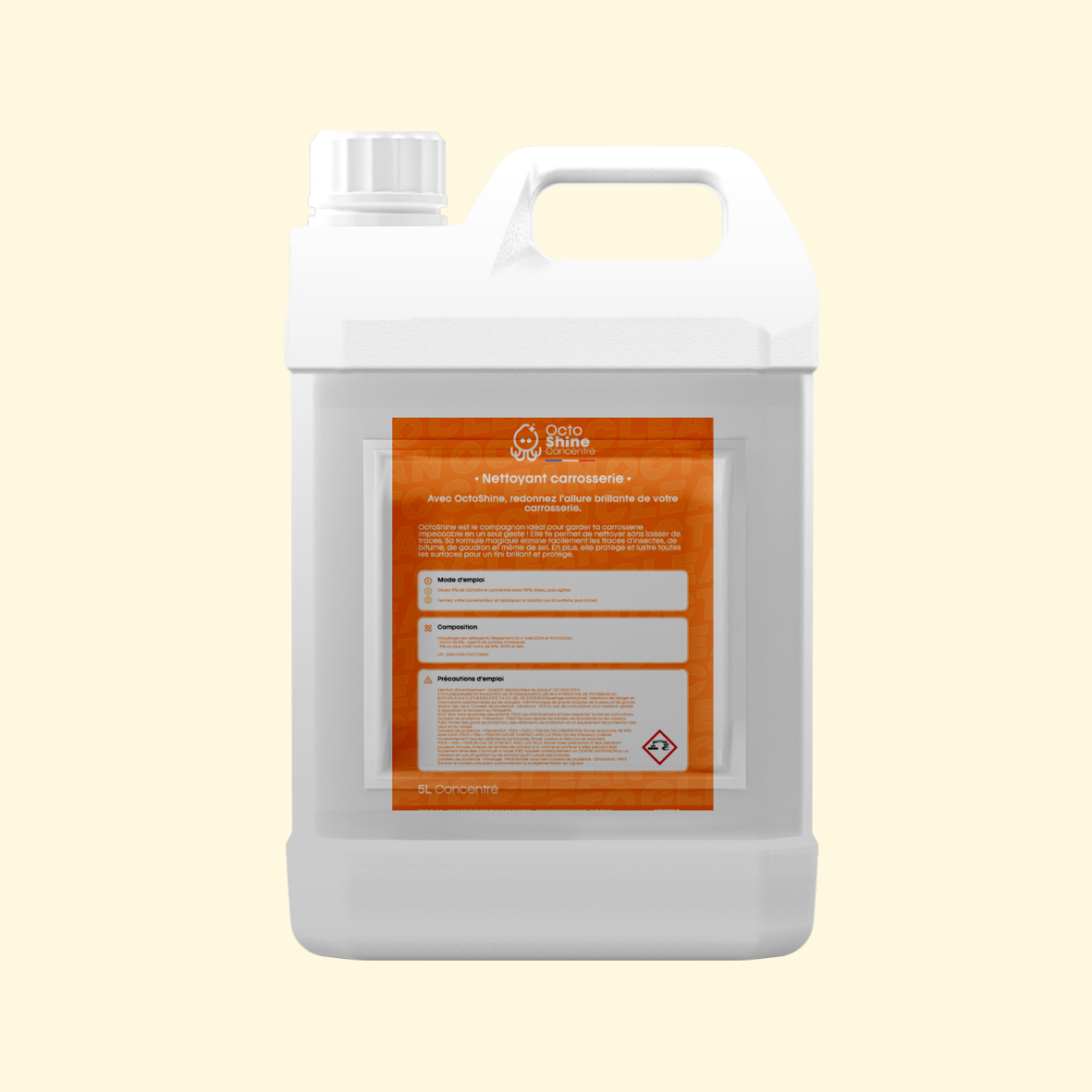 Octoshine - nettoyant carrosserie brillance et protection | elimine insectes, bitume, goudron
