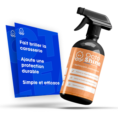 OctoShine - Nettoyant Carrosserie Brillance et Protection | Élimine Insectes, Bitume, Goudron
