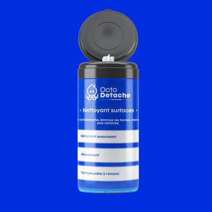OctoDétache Lingettes - Élimine les Taches Instantly, Pratiques et Efficaces
