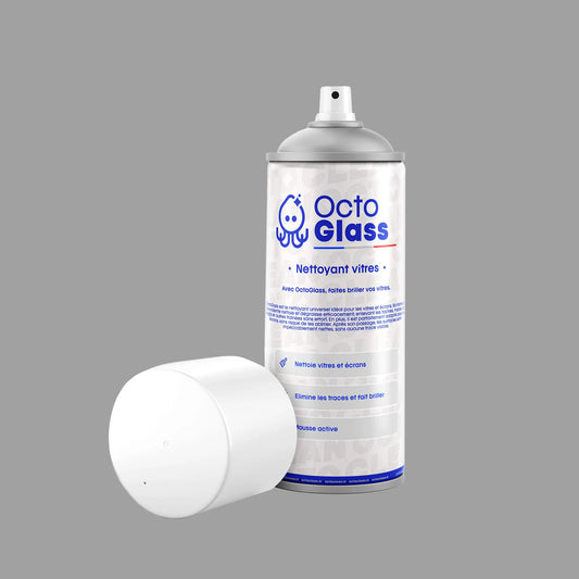 OctoGlass - Nettoyant Vitres et Écrans | Brillance Sans Traces, Mousse Active