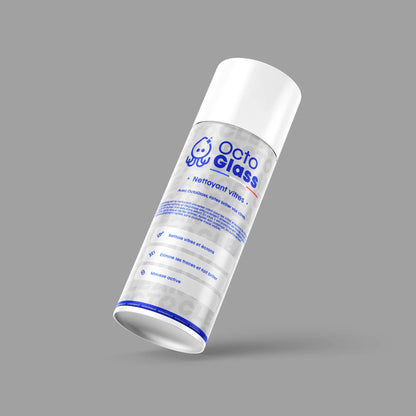 OctoGlass - Nettoyant Vitres et Écrans | Brillance Sans Traces, Mousse Active