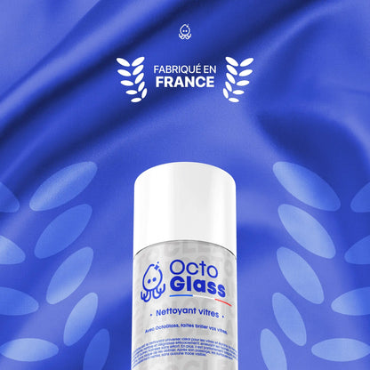 OctoGlass - Nettoyant Vitres et Écrans | Brillance Sans Traces, Mousse Active