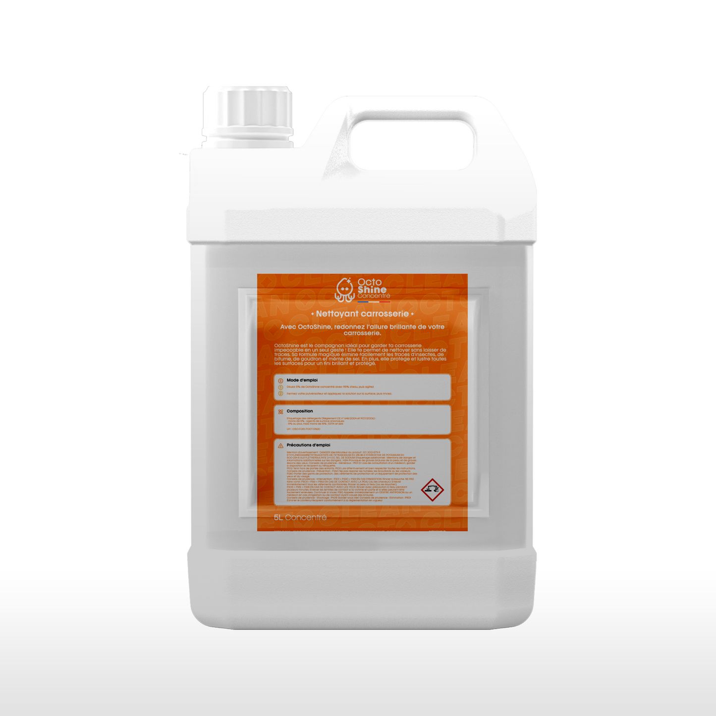 OctoShine - Nettoyant Carrosserie Brillance et Protection | Élimine Insectes, Bitume, Goudron