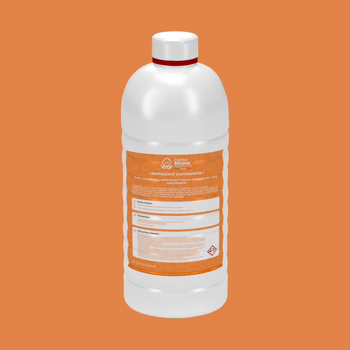 OctoShine Concentré 1L - Nettoyant Carrosserie Ultra-Concentré pour Brillance et Protection Durable