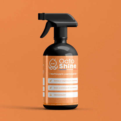 OctoShine - Nettoyant Carrosserie Brillance et Protection | Élimine Insectes, Bitume, Goudron