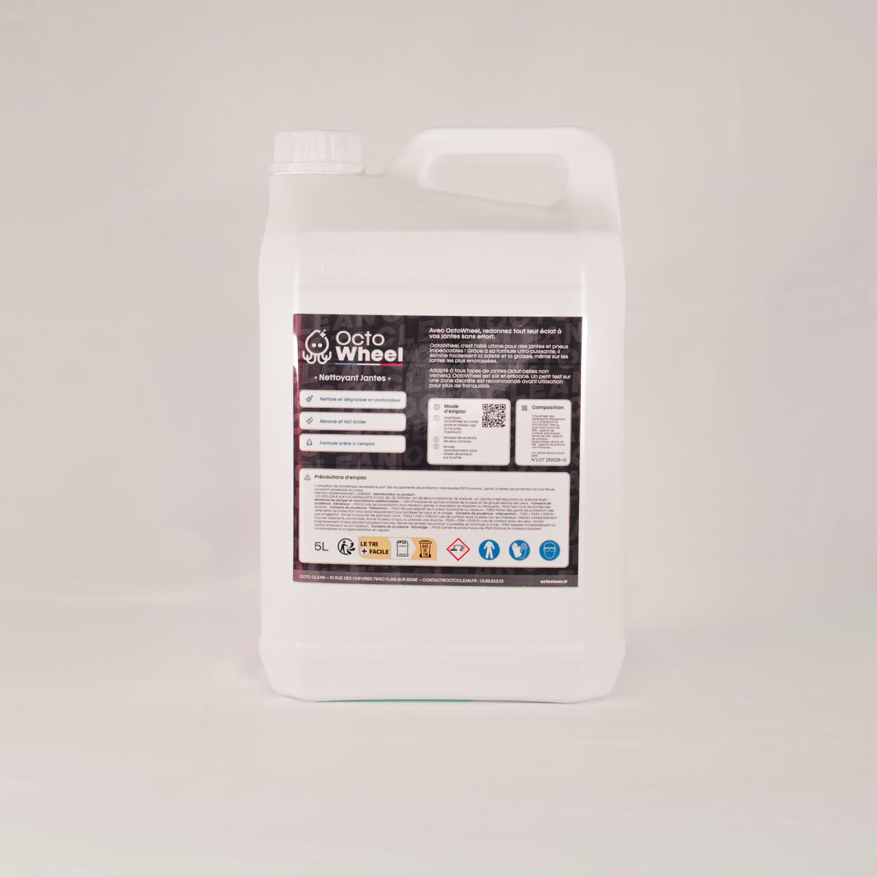 OctoWheel - Nettoyant Jantes Haute Performance | Dégraisse, Rénove et Fait Briller